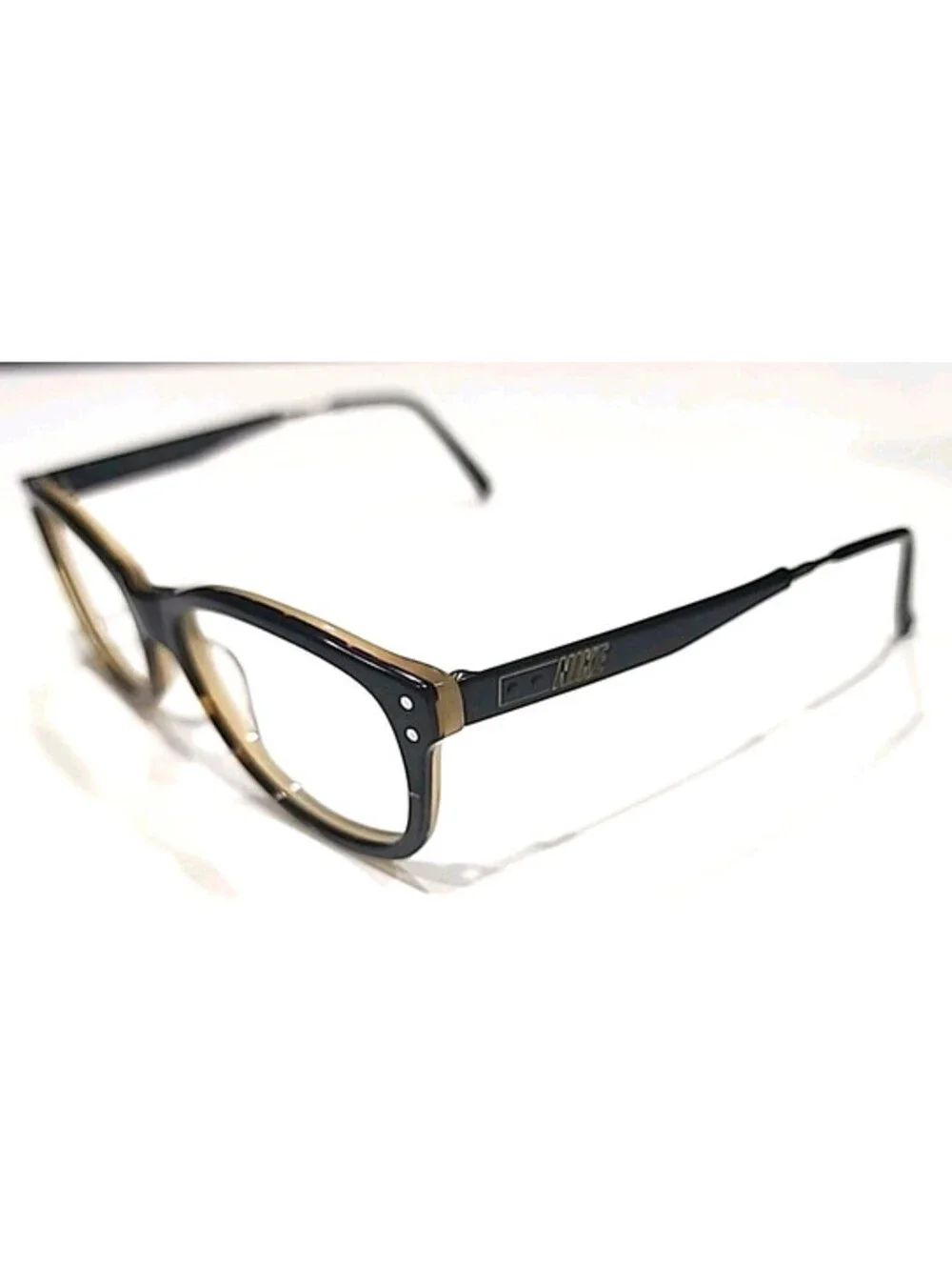 NIKE 7207 001 Black Tortoise Fade Oval Eyeglasses 52-17 140 Read